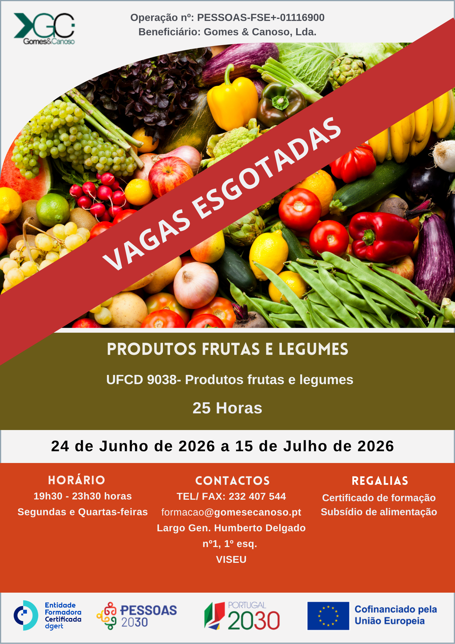 Produtos frutas e legumes